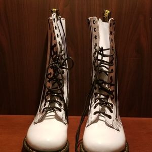 Dr. Martens 9733W white boots